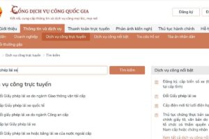 Thủ Tục Đổi Giấy Phép Lái Xe A1 Online